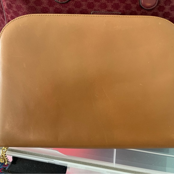 Vintage Ferragamo Tan shoulder bag or clutch - Picture 8 of 16